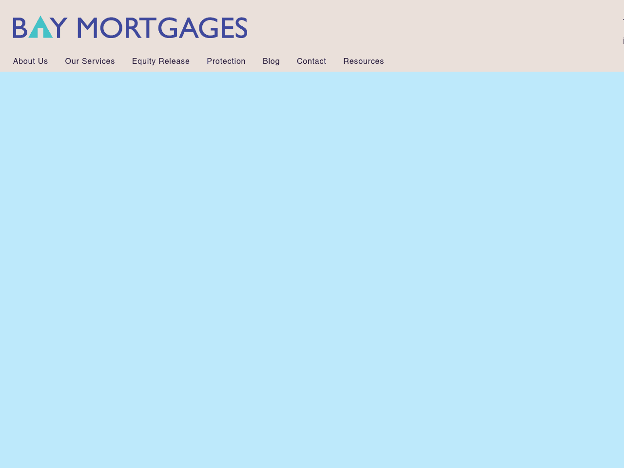 Bay Mortgages website preview