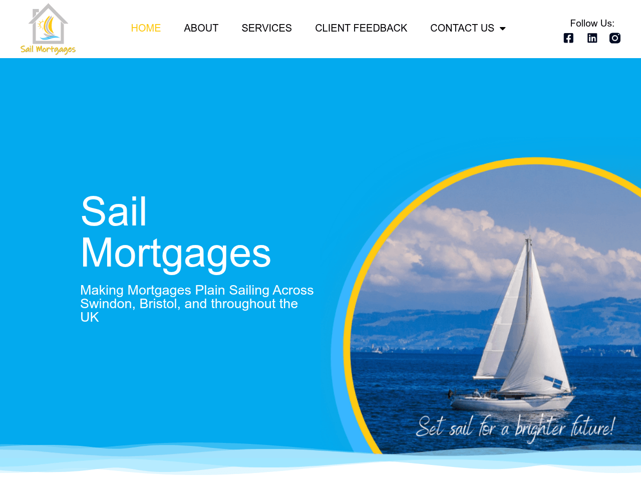 Sail Mortgages website preview