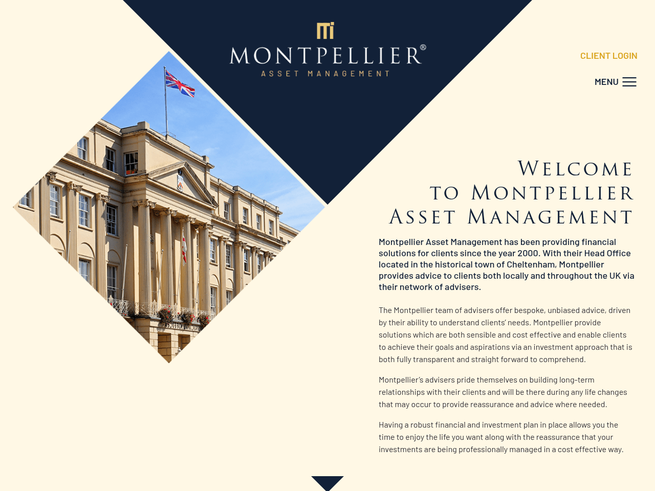 Montpellier Asset Management website preview
