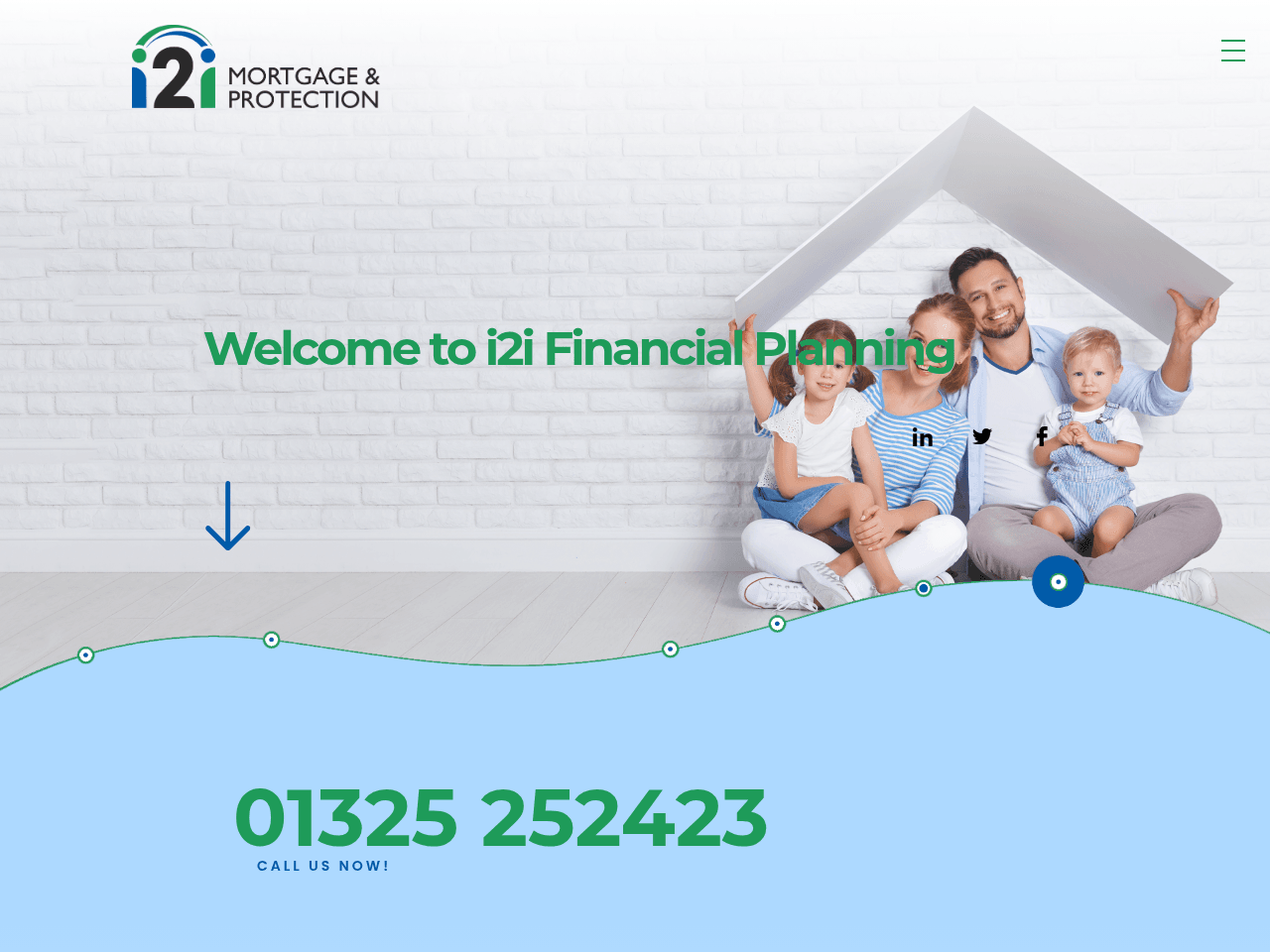 i2i Financial Planning website preview