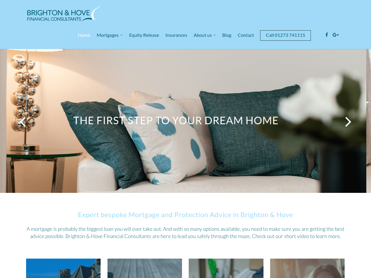 Brighton & Hove Financial Consultants website preview