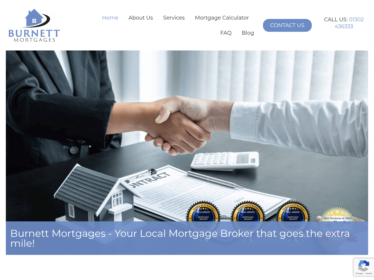 Burnett Mortgages website preview