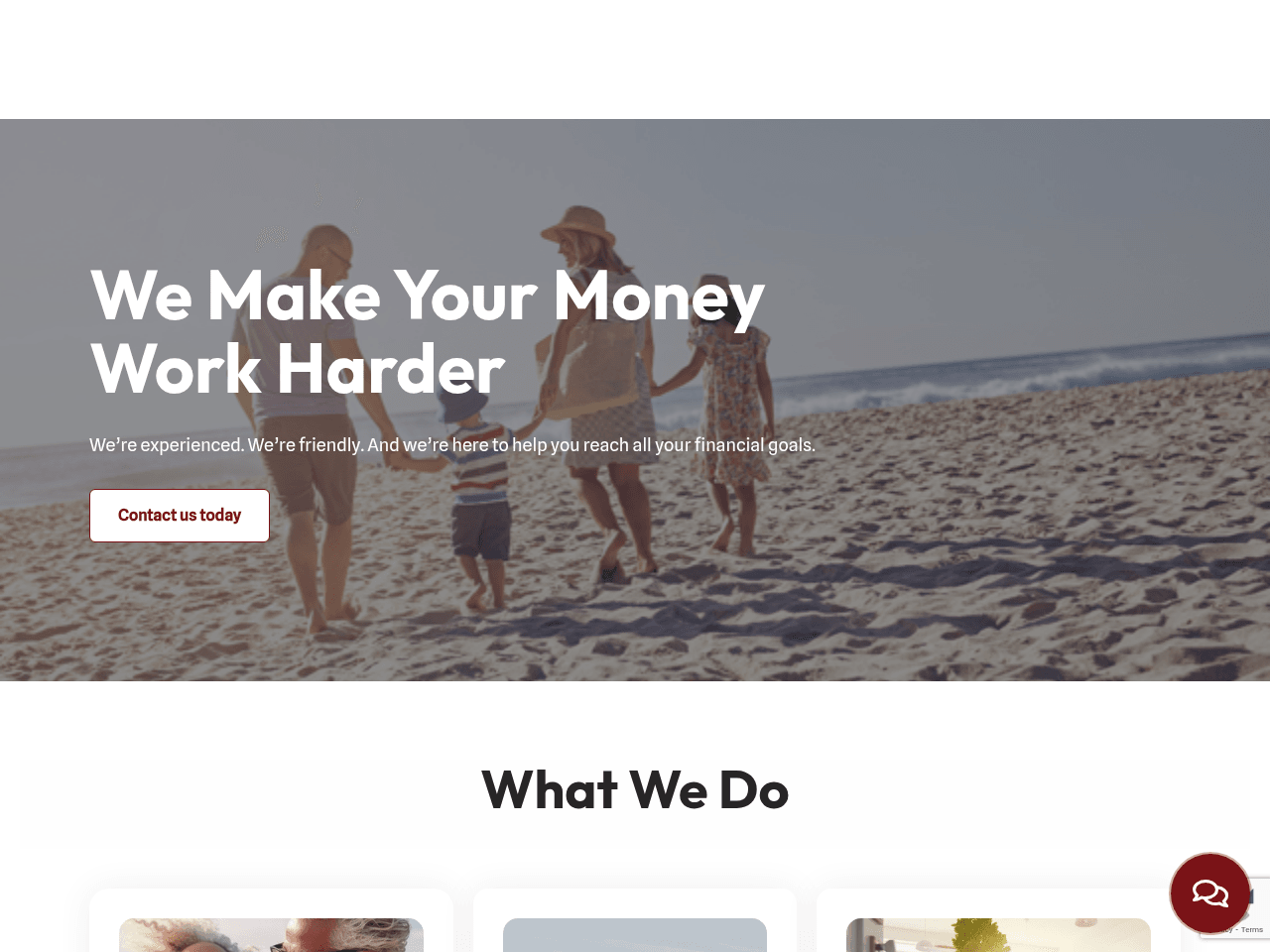 Tailored Financial Planning website preview