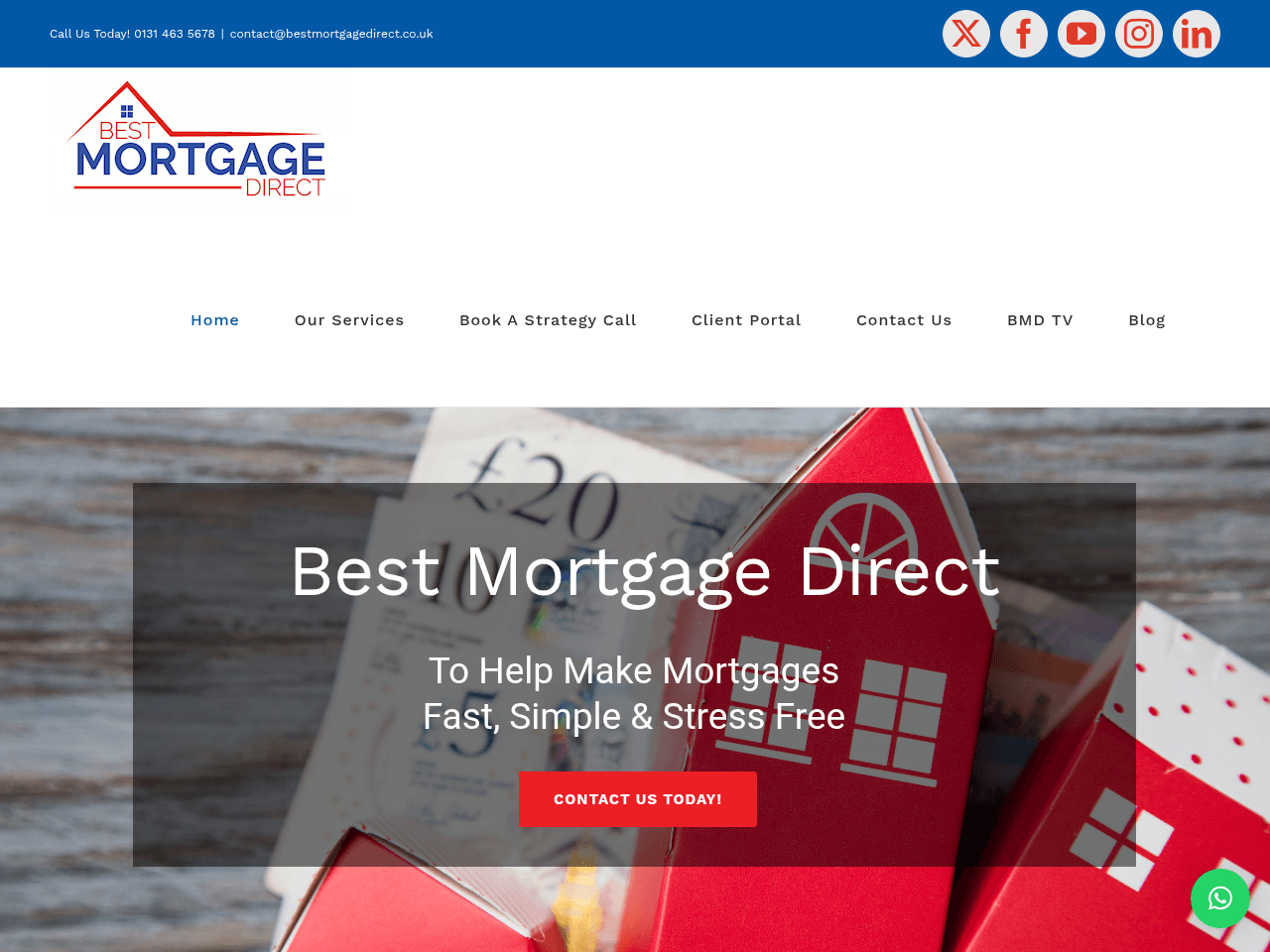 Best Mortgage Direct website preview