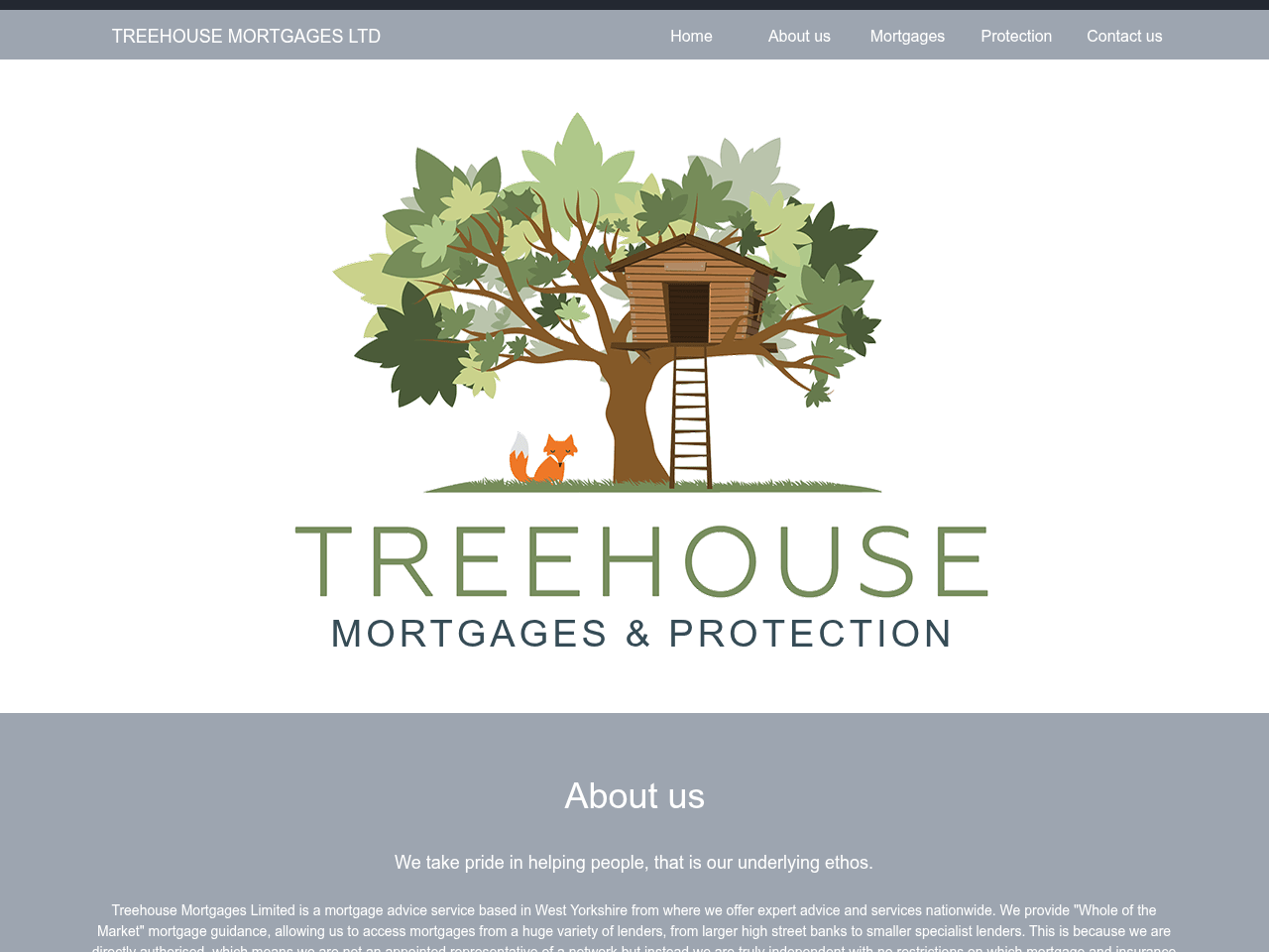 Treehouse Mortgages website preview