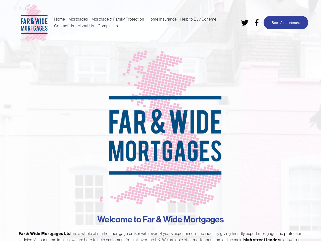 Far & Wide Mortgages website preview