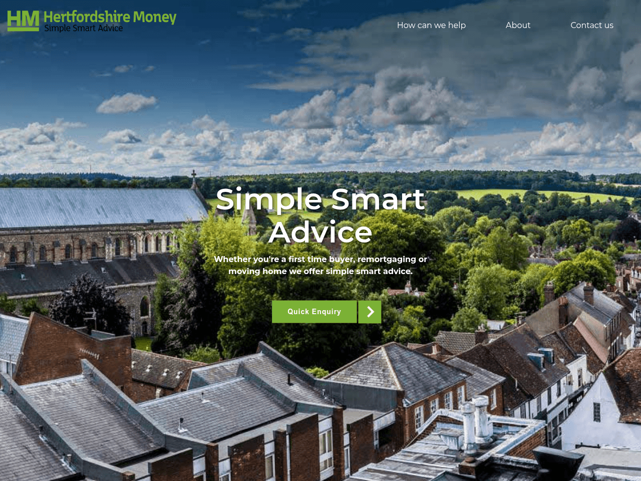 Hertfordshire Money website preview