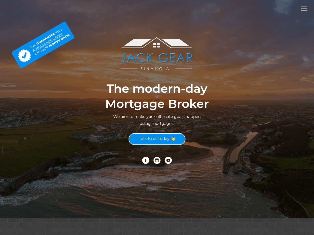 Jack Gear Financial website preview