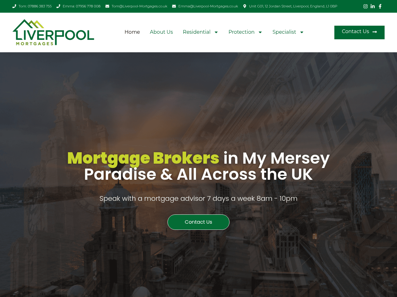Liverpool-Mortgages website preview