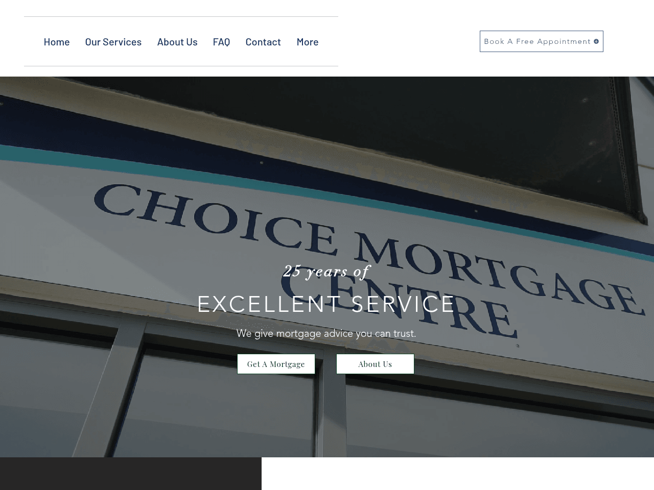 Choice Mortgage Centre website preview