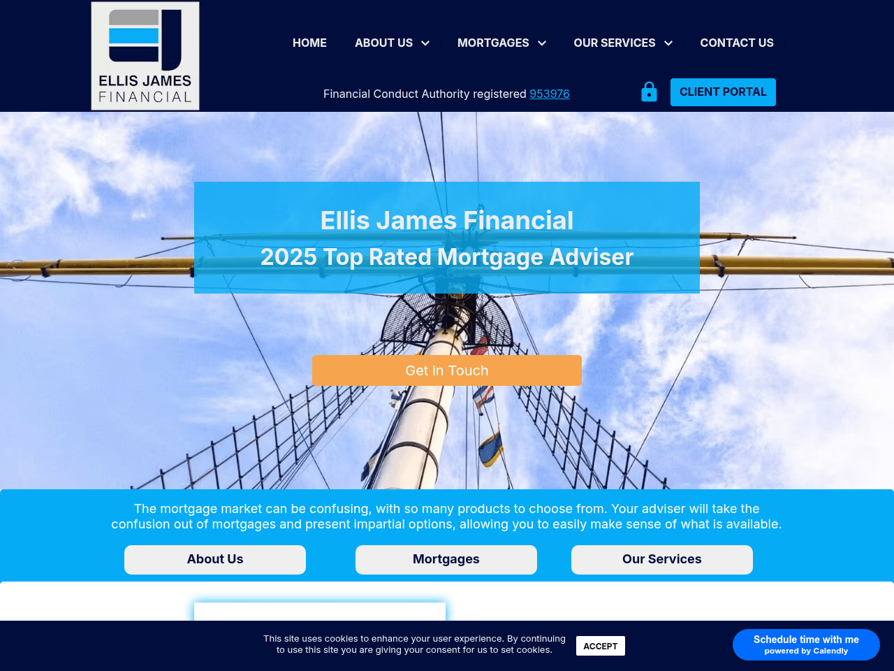 Ellis James Financial website preview