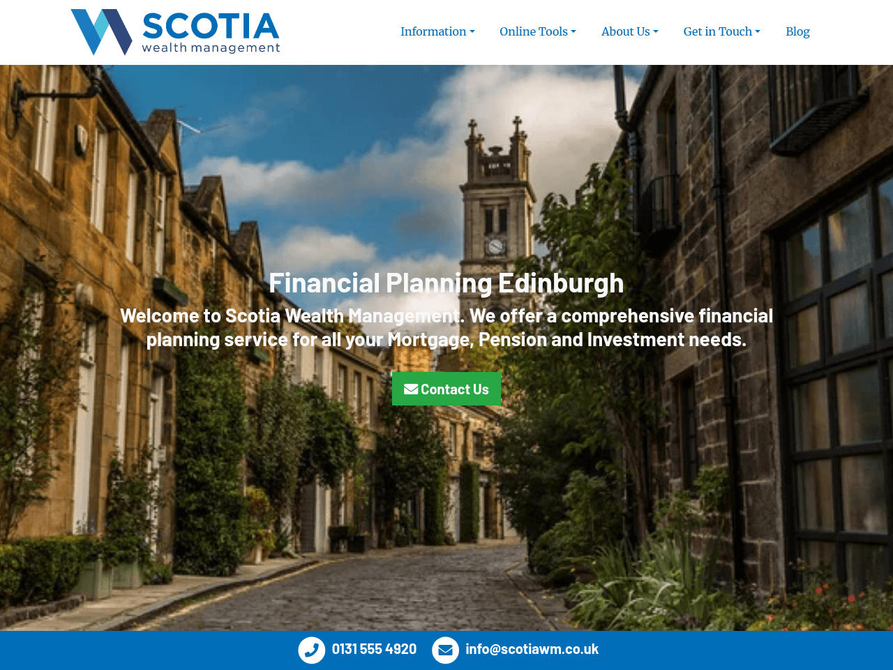 Scotia Wealth Management website preview