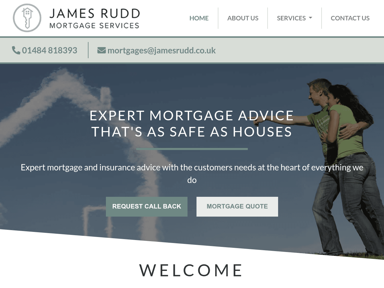 James Rudd Mortgage Services website preview