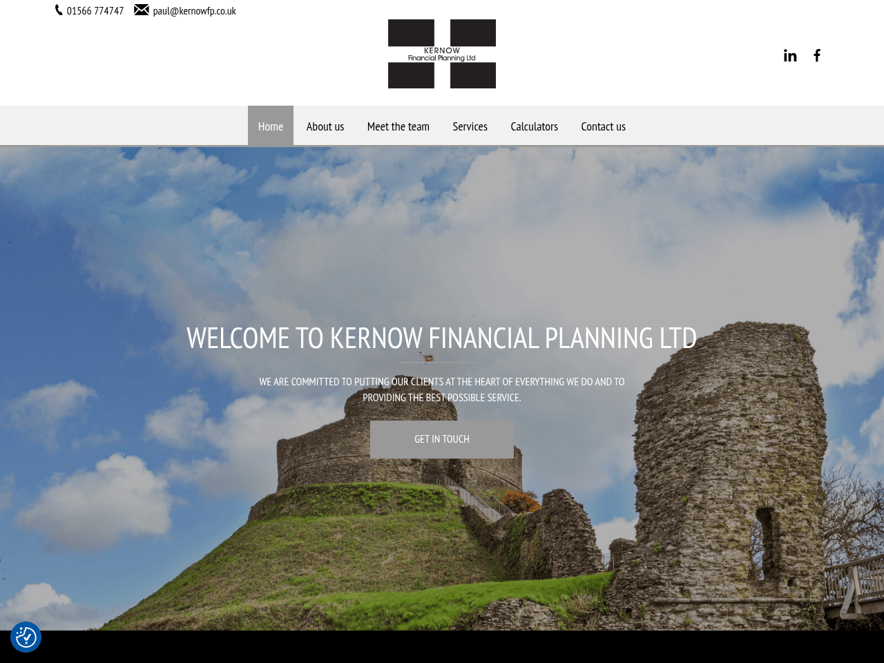 Kernow Financial Planning website preview