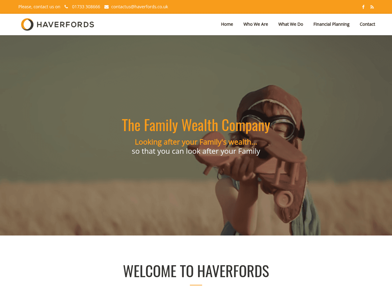 Haverfords website preview