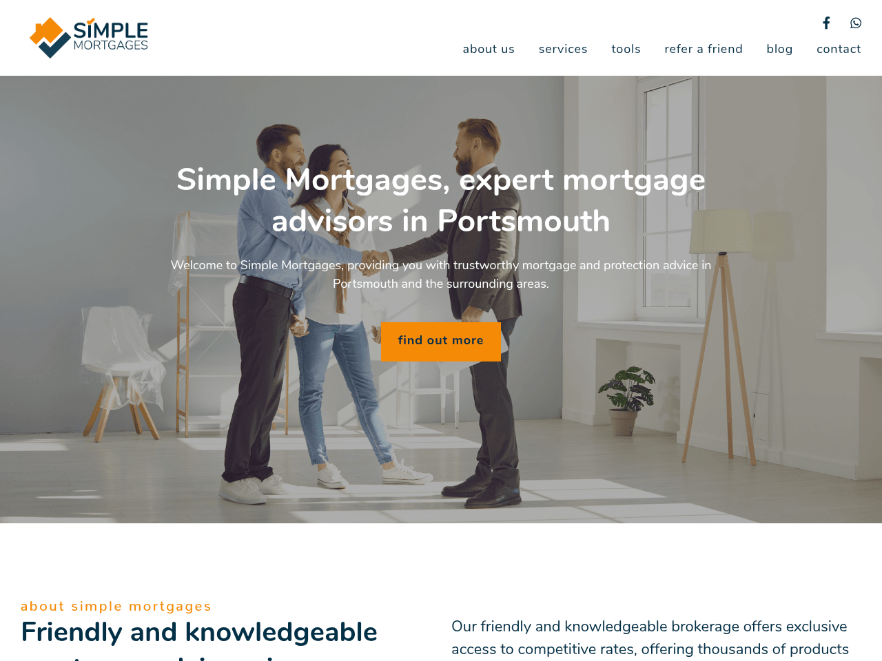 Simple Mortgages website preview
