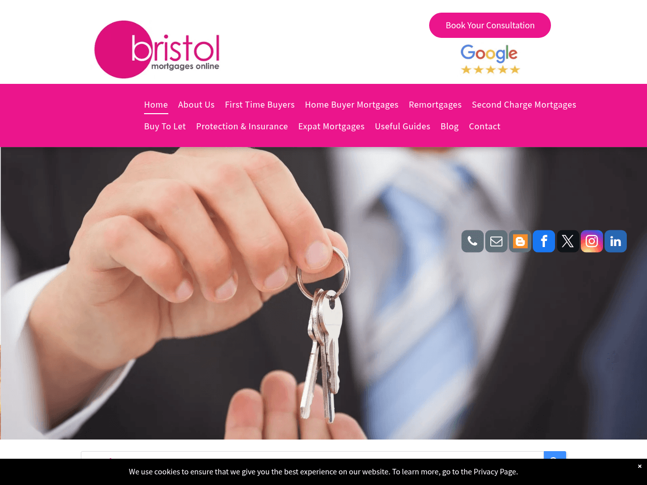 Bristol Mortgages Online website preview