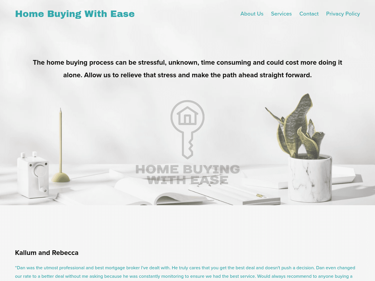 Home Buying With Ease website preview