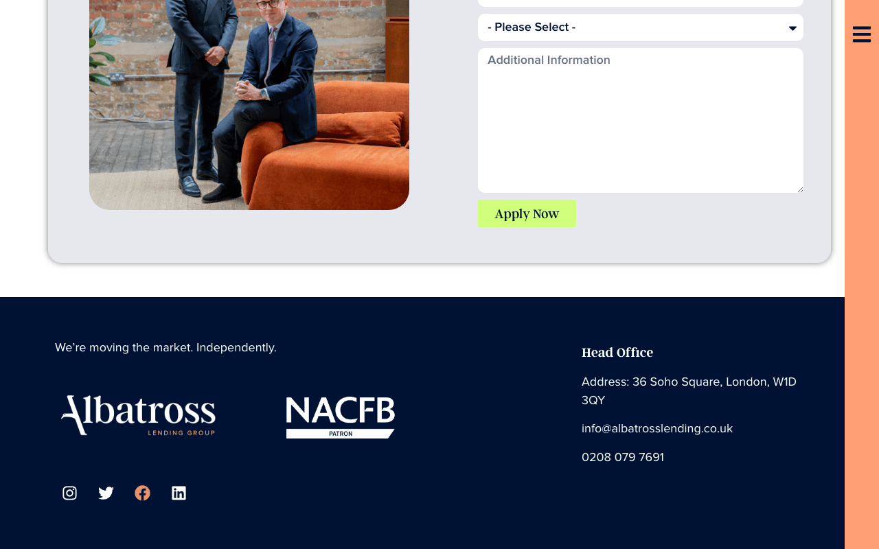 Albatross Capital website