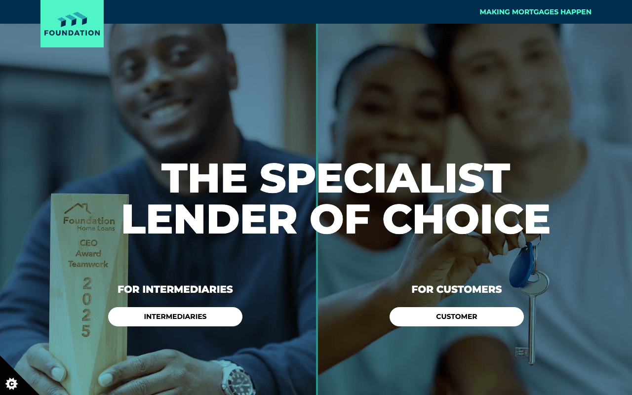 Foundation Home Loans website