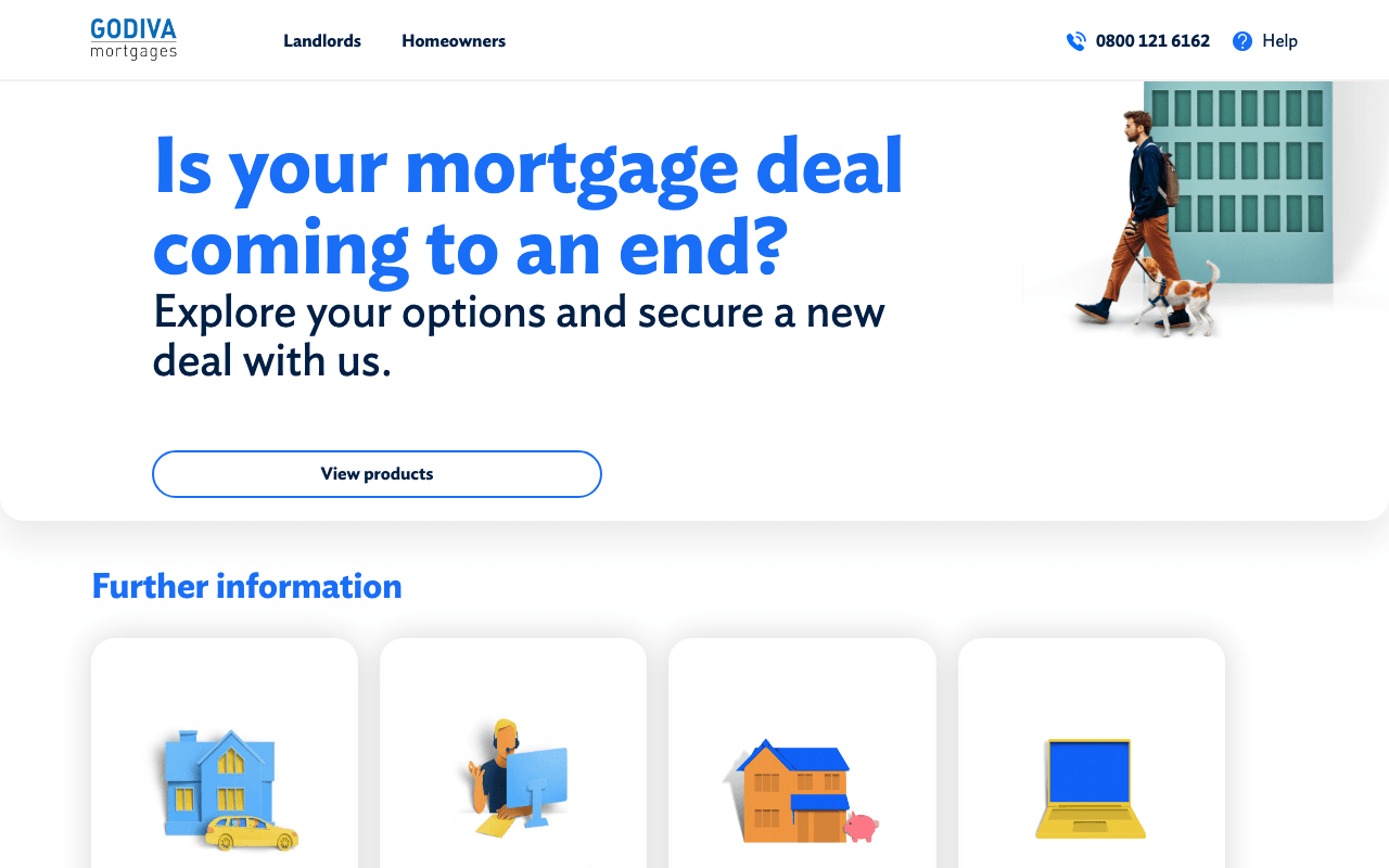 Godiva Mortgages website preview