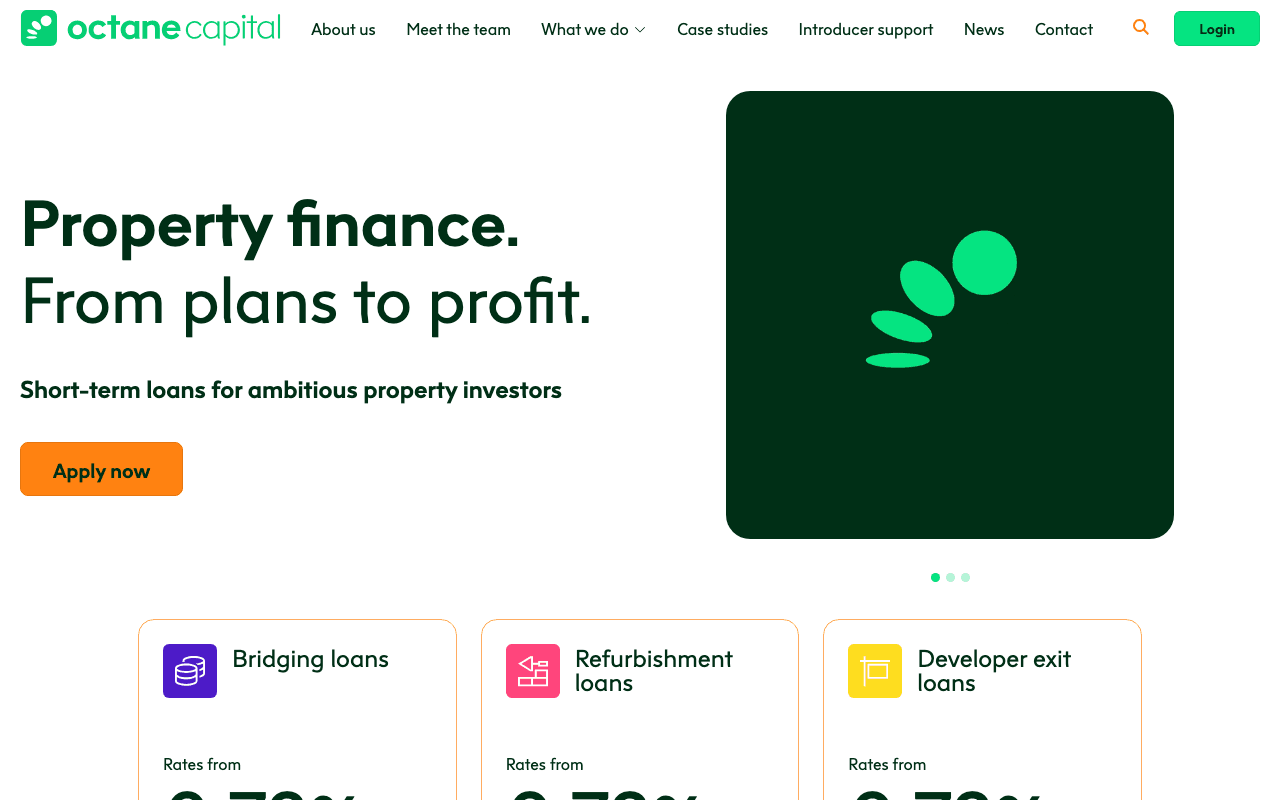 Octane Capital website