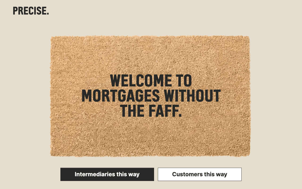 Precise Mortgages website