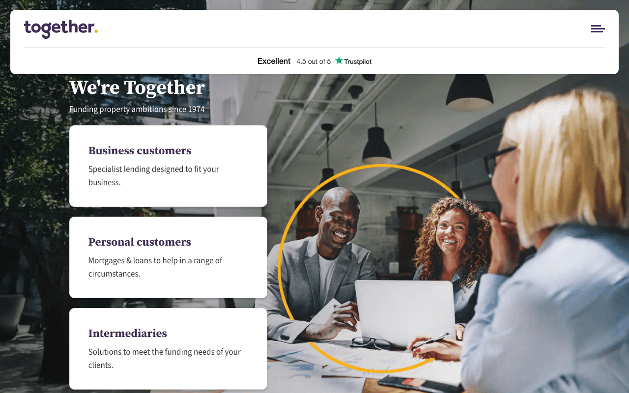 Together Money website