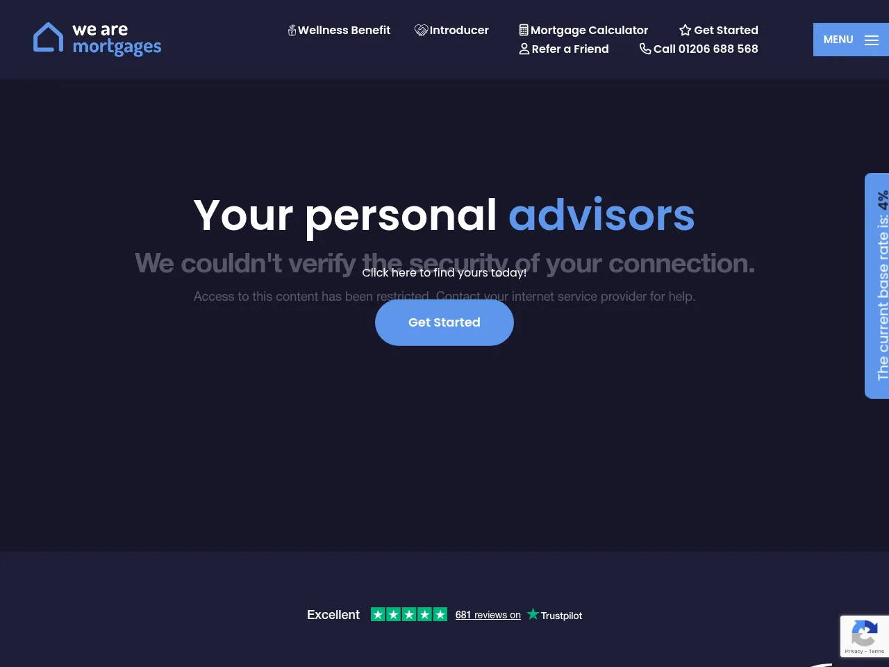 We Are Mortgages website preview