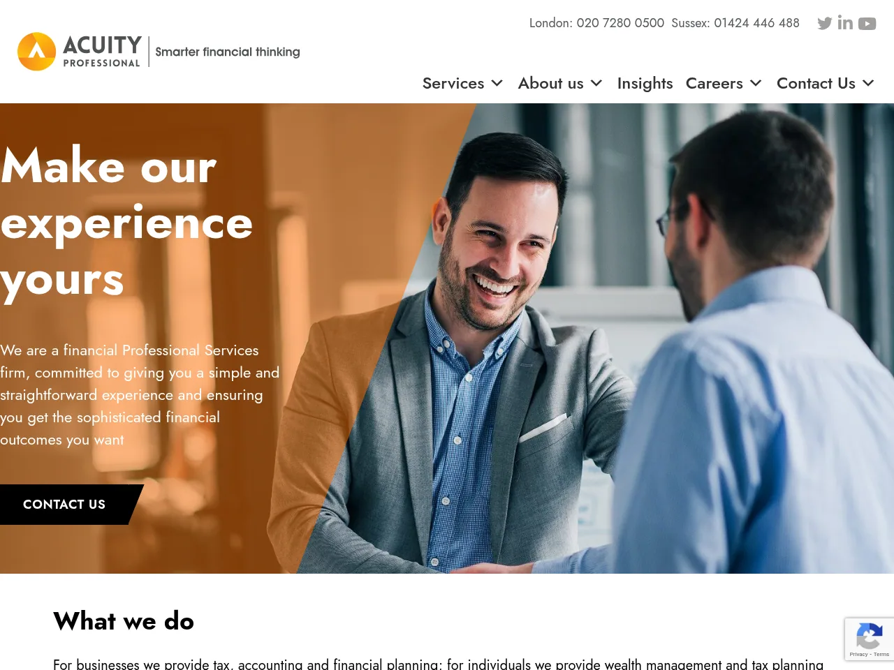 Acuity website preview