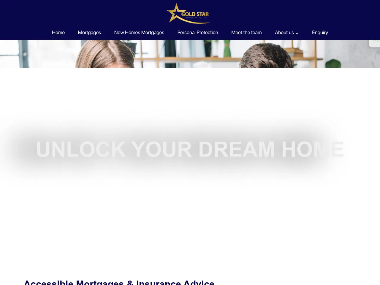 Gold Star website preview