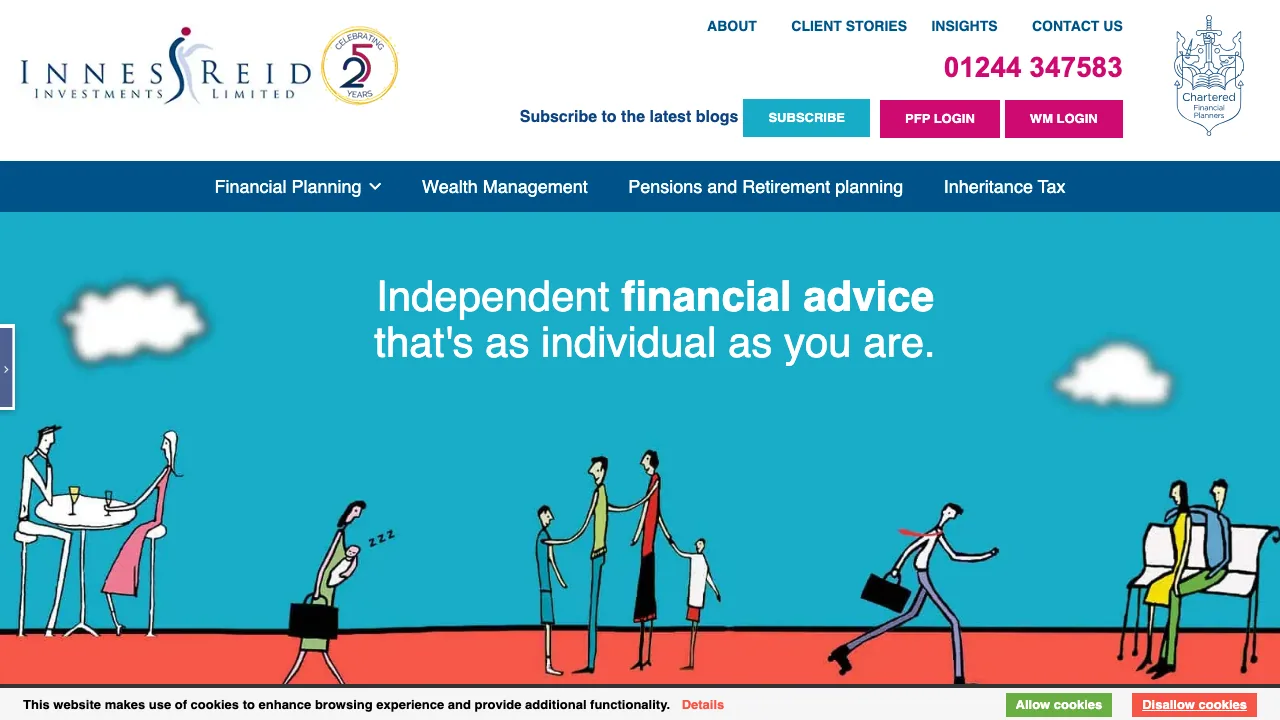 Innes Reid Investments Limited website preview