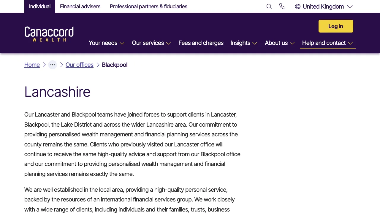 Canaccord Wealth website preview