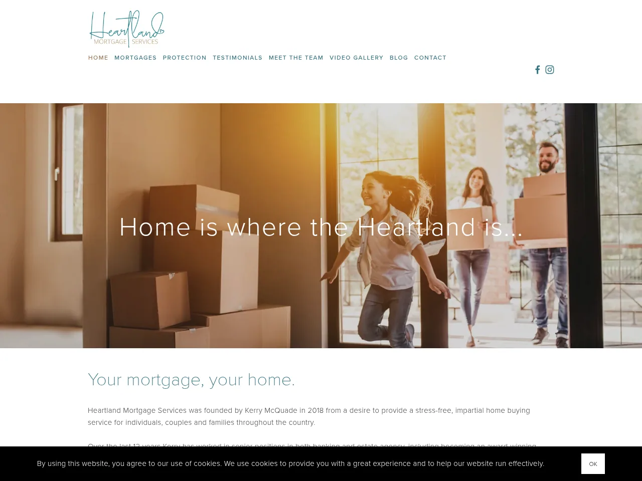 Heartland Mortgage Services website preview