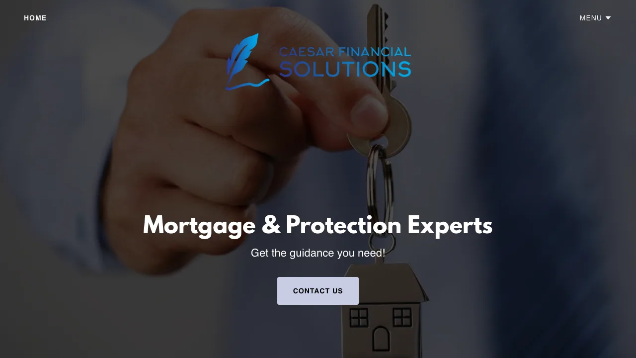 Caesar Financial Solutions website preview