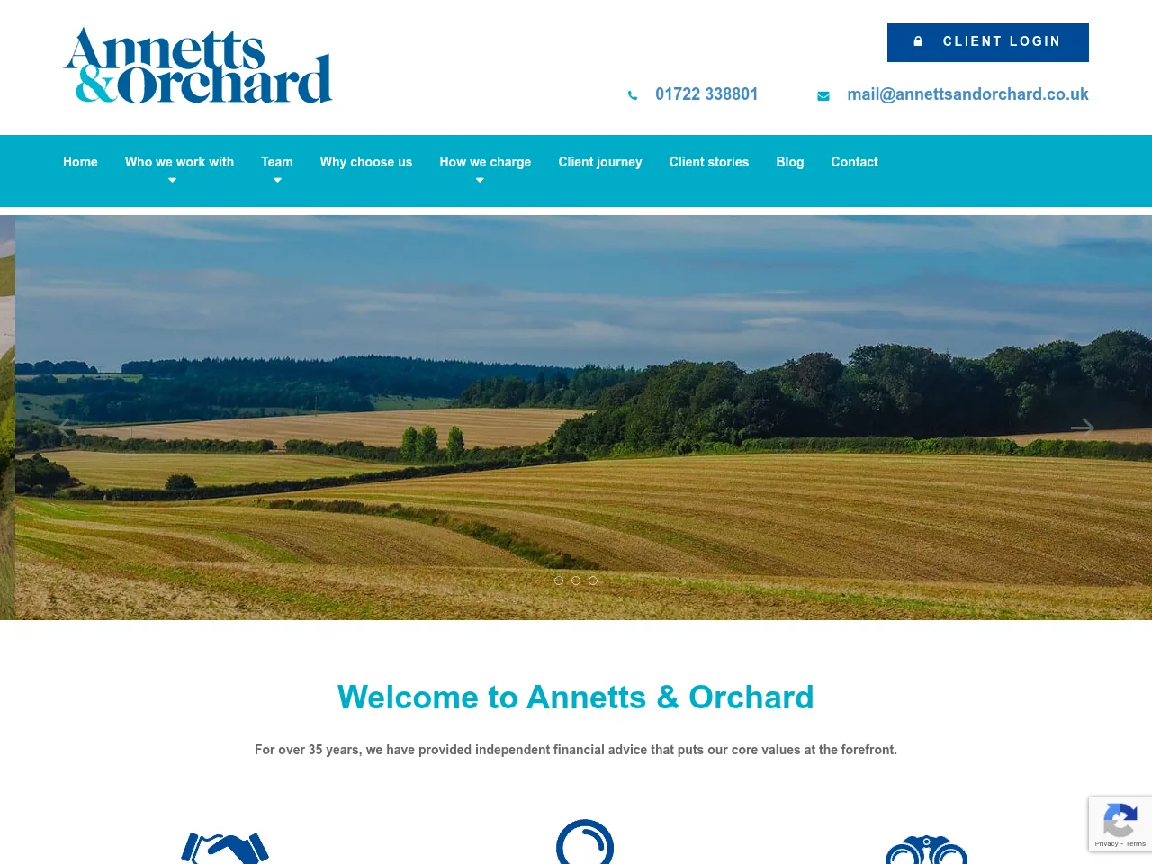 Annetts and Orchard website preview