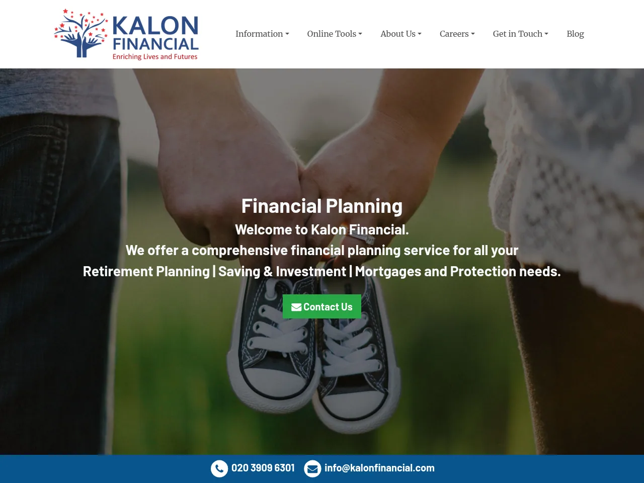Kalon Financial website preview
