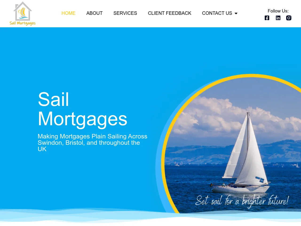 Sail Mortgages website preview