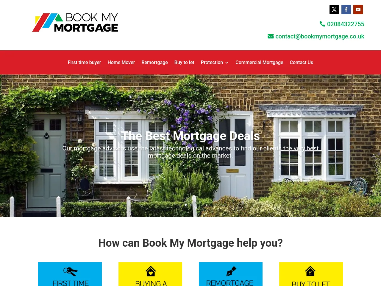 Book My Mortgage website preview