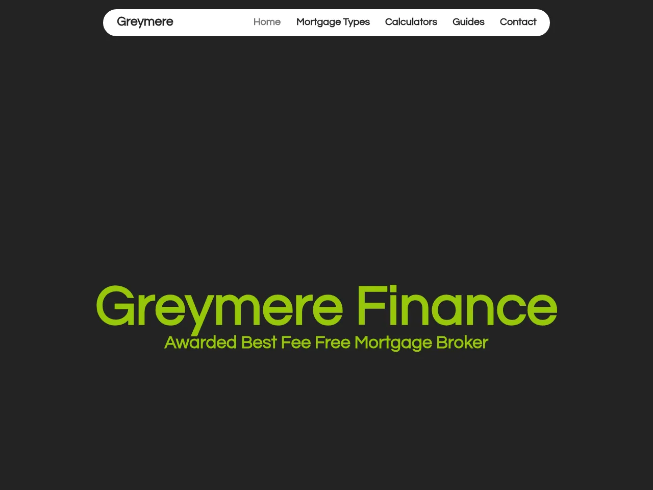 Greymere Finance website preview