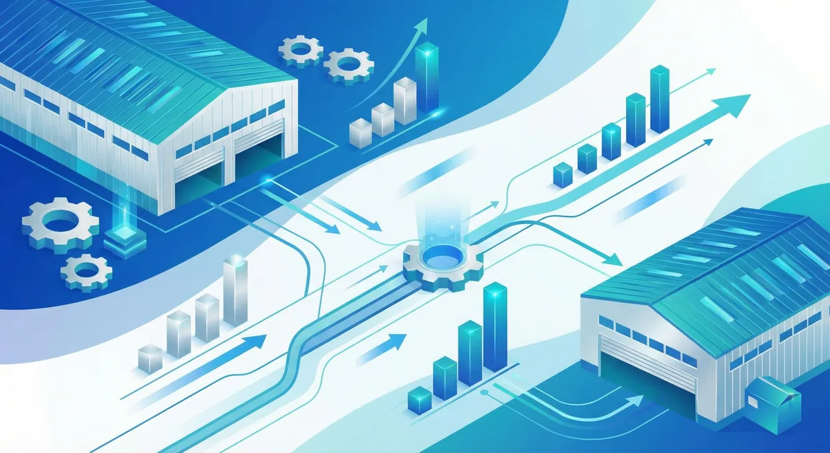Industrial mortgage illustration