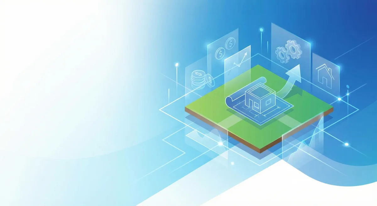 Land mortgage illustration