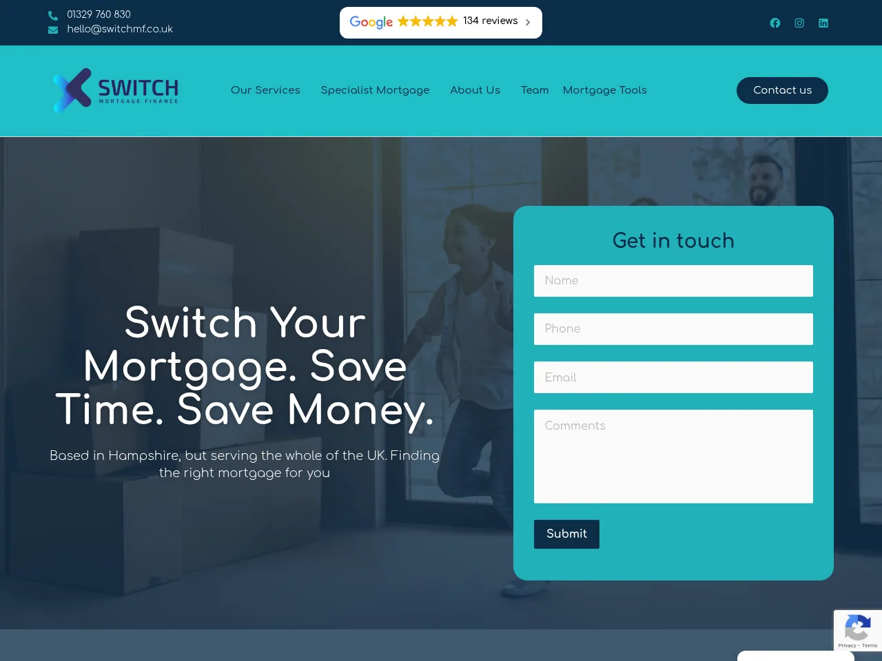Switch Your Mortgage website preview
