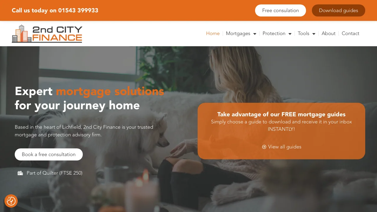 2nd City Finance website preview