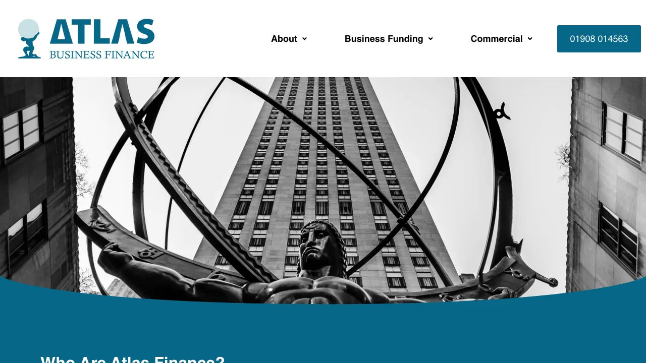 Atlas Business Finance Ltd website preview