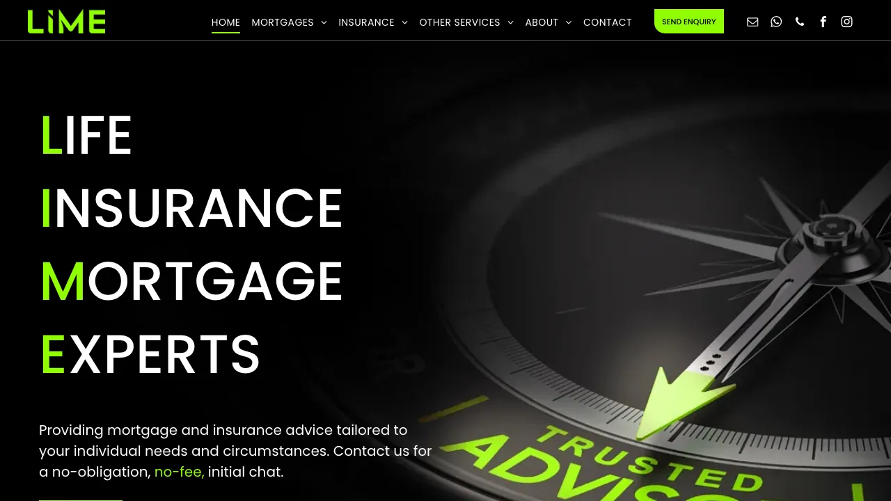 Lime website preview