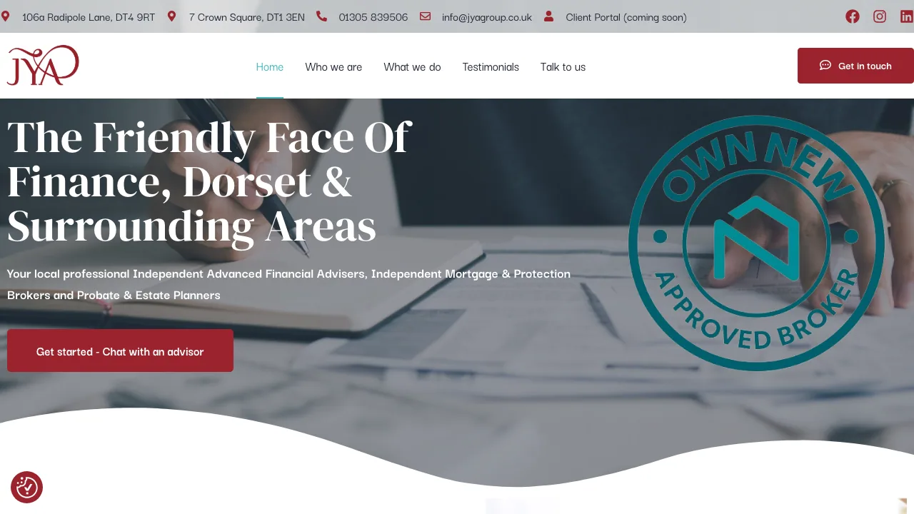 James Young Associates website preview