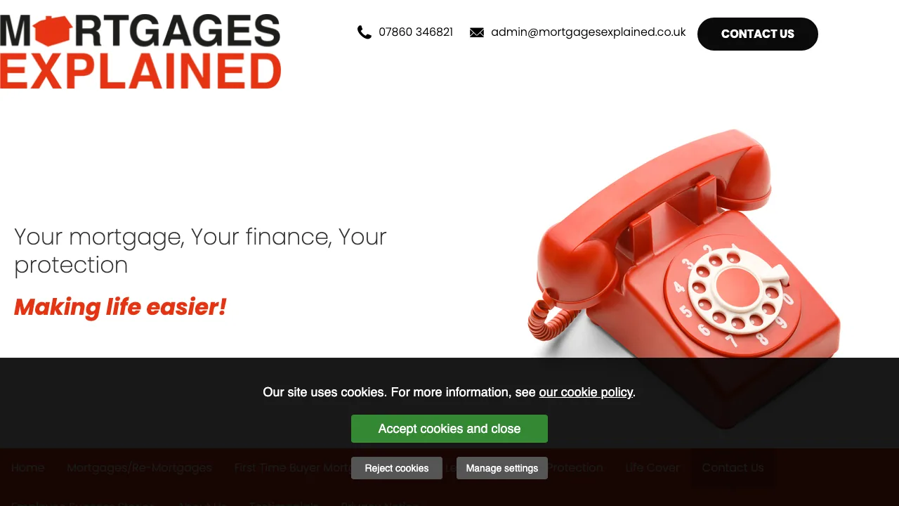 Mortgage Adviser Plymouth - Mortgages Explained website preview