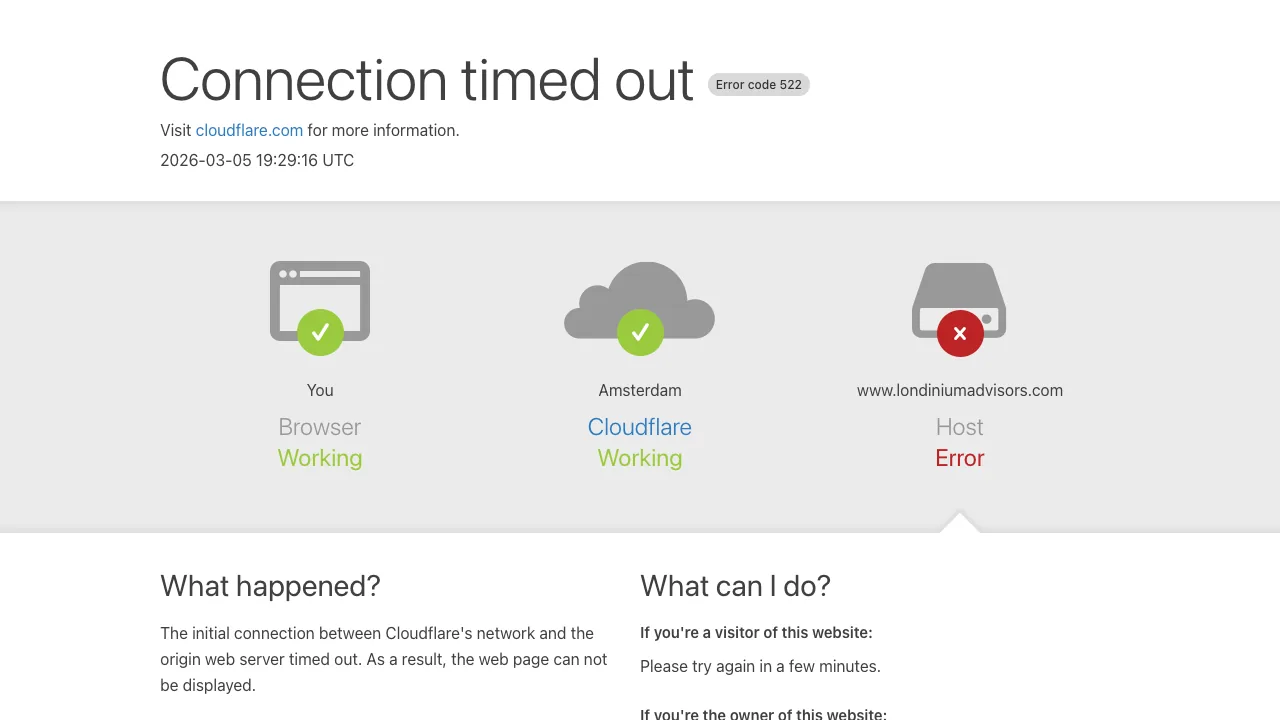Londinium Advisors Ltd website preview