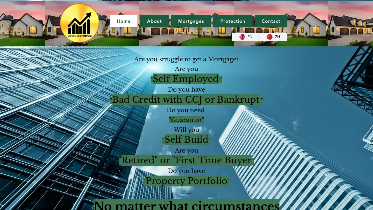 CB Choice Investment Ltd website preview